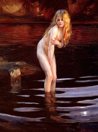 Paul Emile Chabas La Baigneuse